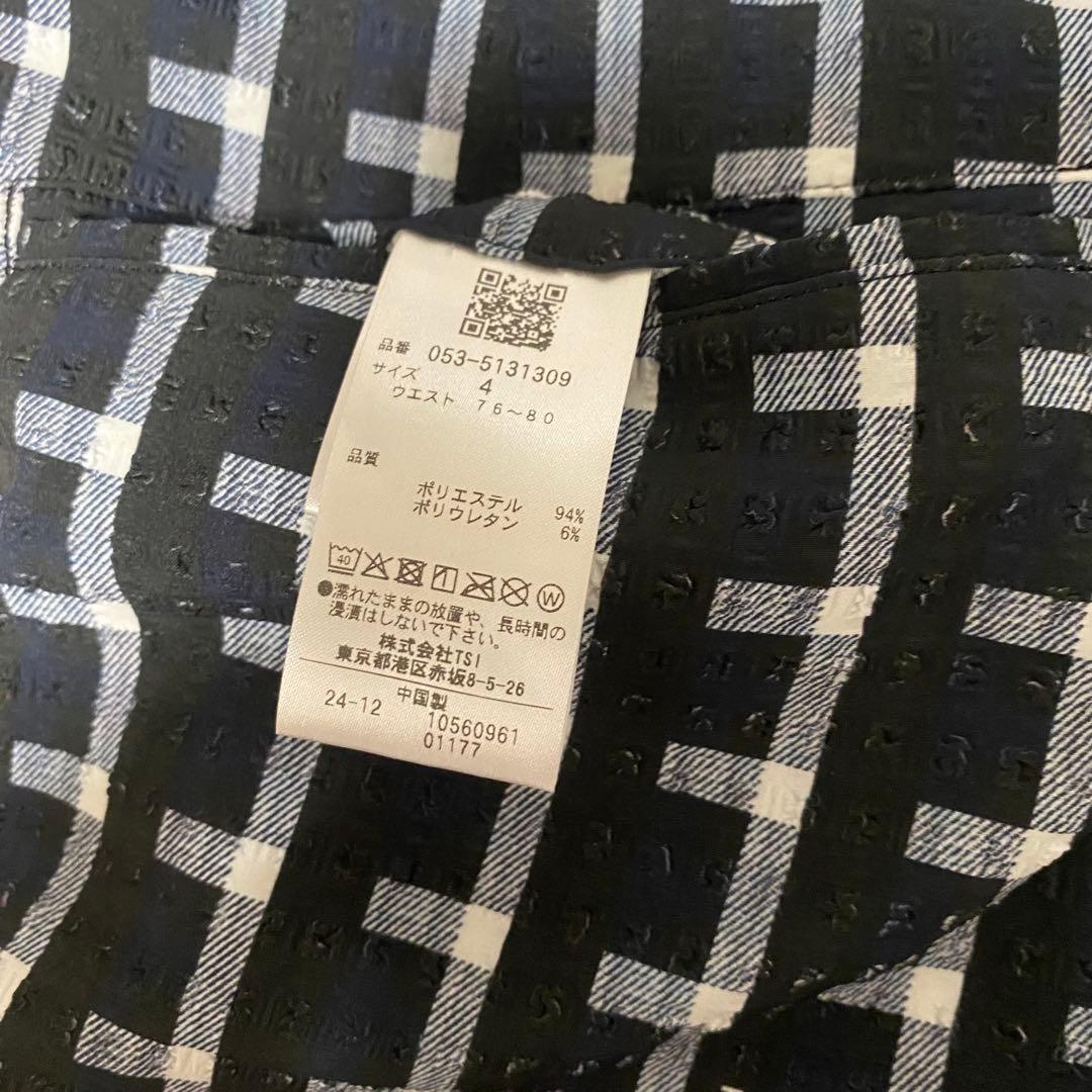 新品タグ付き　パーリーゲイツ　サッカー生地パンツ　サイズM