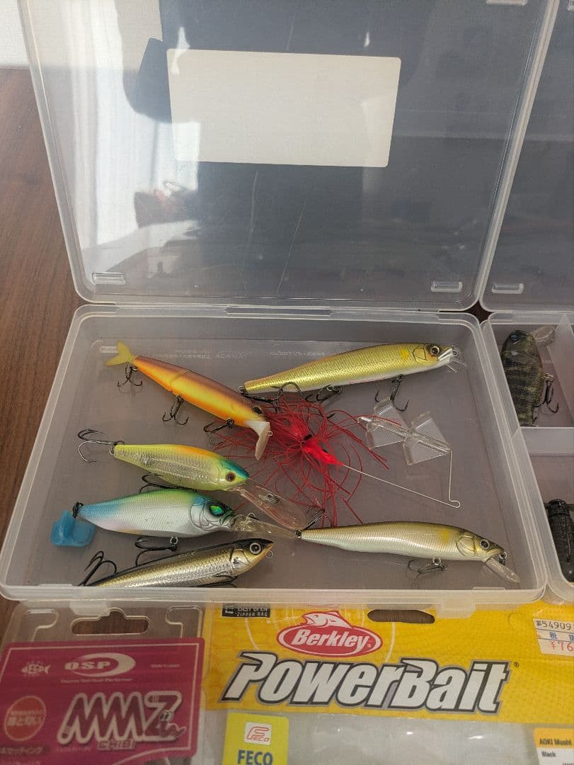 【激安】バス釣り引退セット 2　まとめ売り ルアー/ワーム/針/テグス 等々