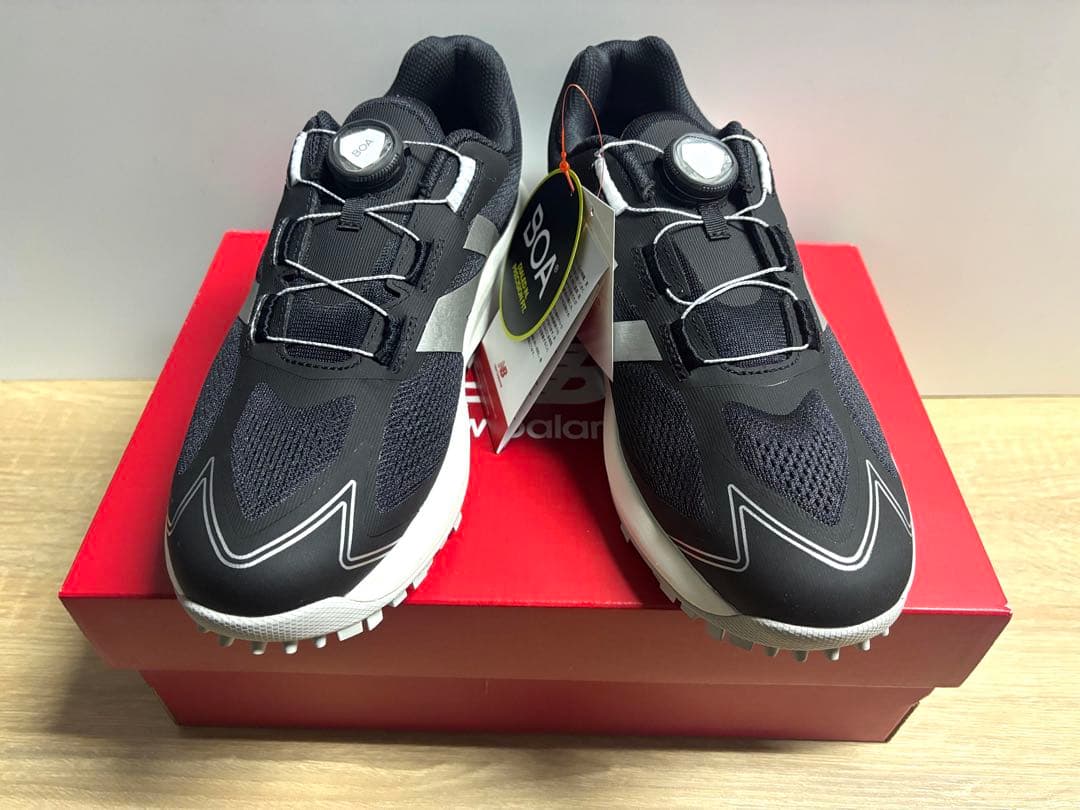 未使用 27.5cm 2E ニューバランスゴルフシューズUGS1001Fブラック