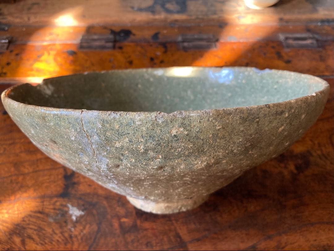 高麗青磁　大鉢　李朝　菓子鉢　出土