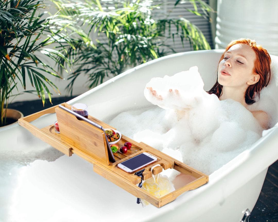 竹製 バスタブトレー