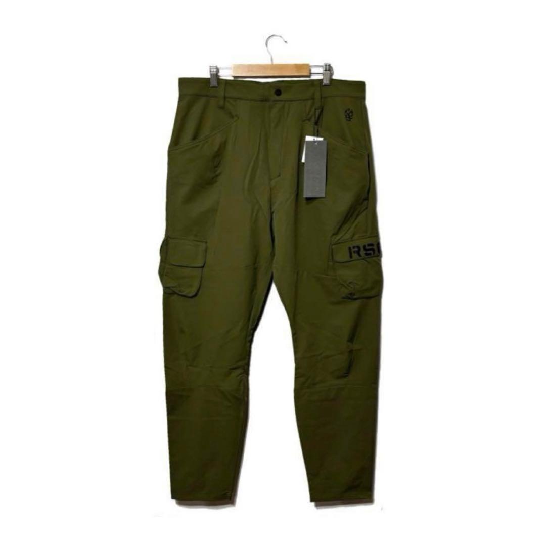 新品 ラッセルノ ゴルフ カーゴ ロングパンツ カーキ XL 6 カーゴパンツ