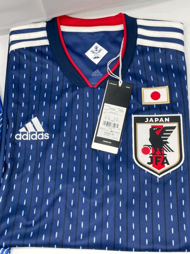 （NR/6.26）adidas 日本代表 サッカーシャツ 未使用品 5点セット