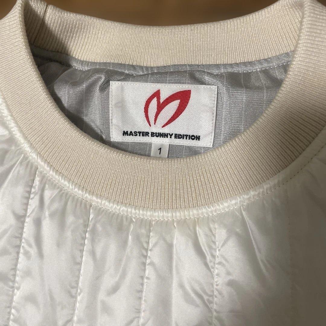 はな　美品　マスターバニー　蓄熱　中綿スニード　オフホワイト　レディース