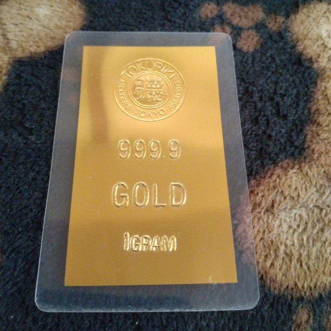 Tom　純金カード　1グラム