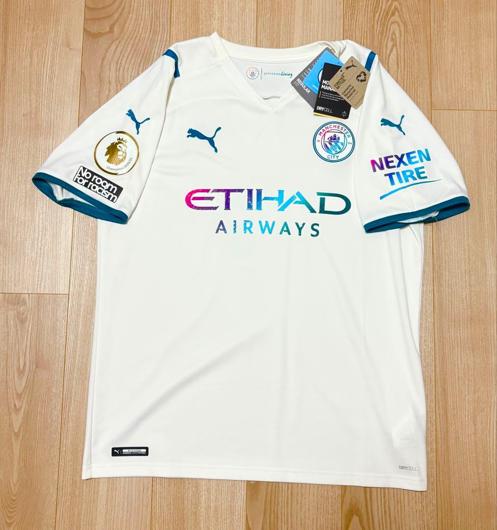 【新品タグ付き】マンチェスターシティ2021/22 デブライネ アウェイ