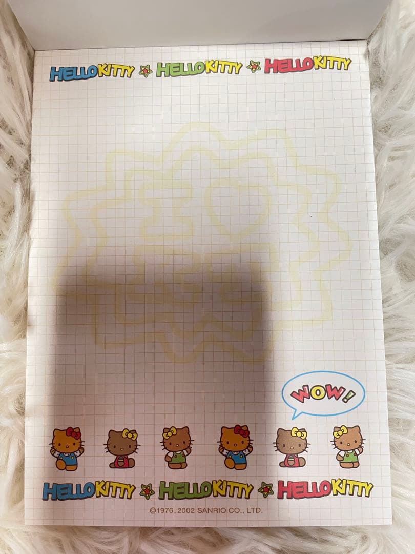 【未使用】日焼けキティ　ハローキティ メモ帳 2007年製