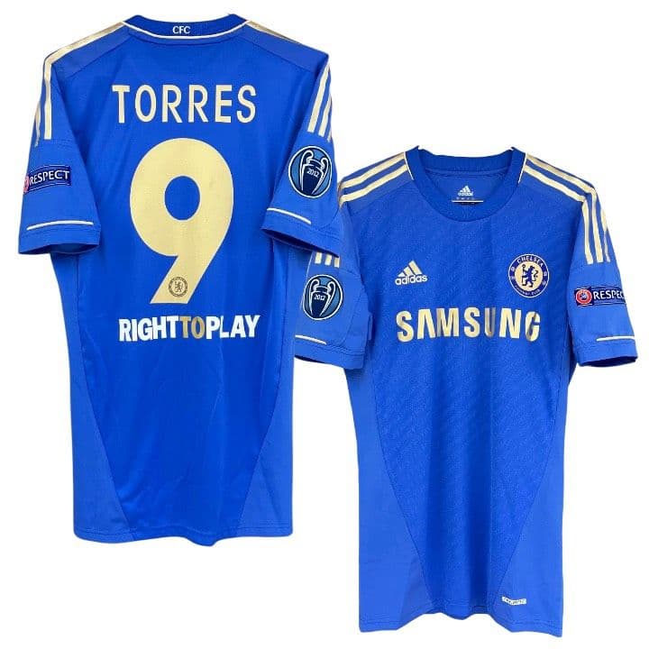 12-13 チェルシー　トーレス　アディダスオフィシャル　フルパッチユニフォーム