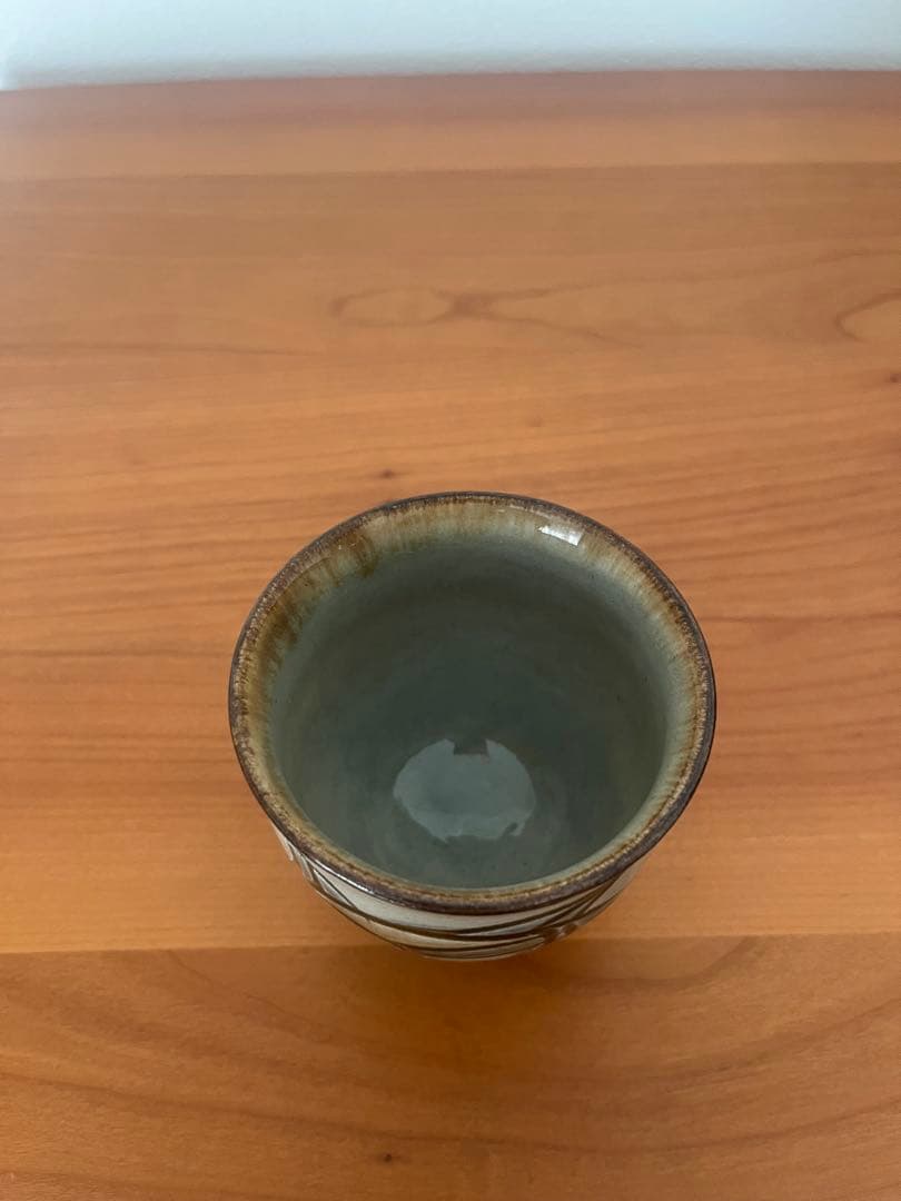 琉球湯呑み　沖縄　やちむん　金城一門？
