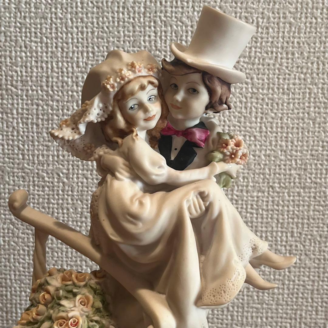 ジョゼッペアルマーニ　美品　ウェディング　恋人　子供　結婚式　新郎新婦　人形