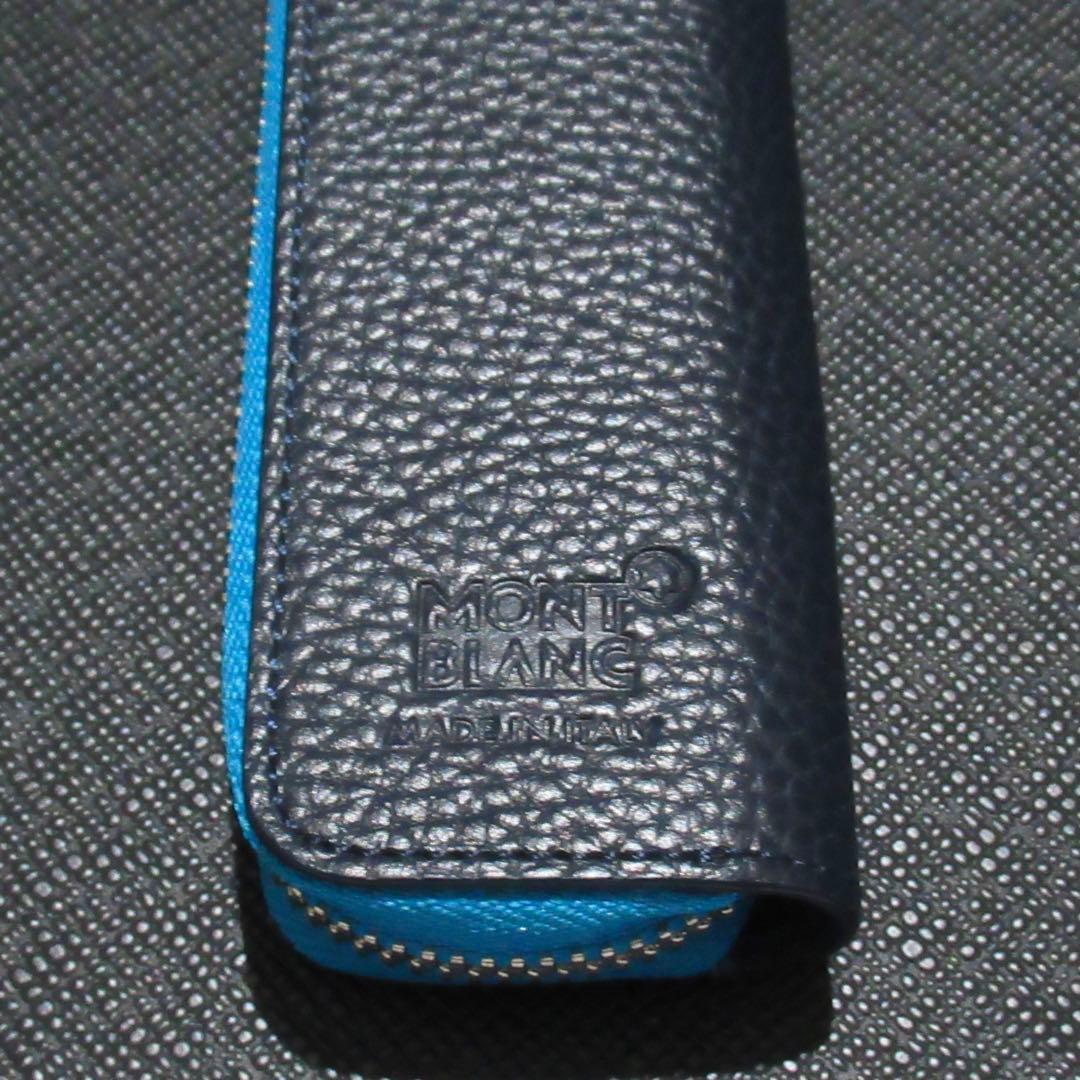 モンブラン ペンケース ペンポーチ ソフトグレイン 1本用 124131