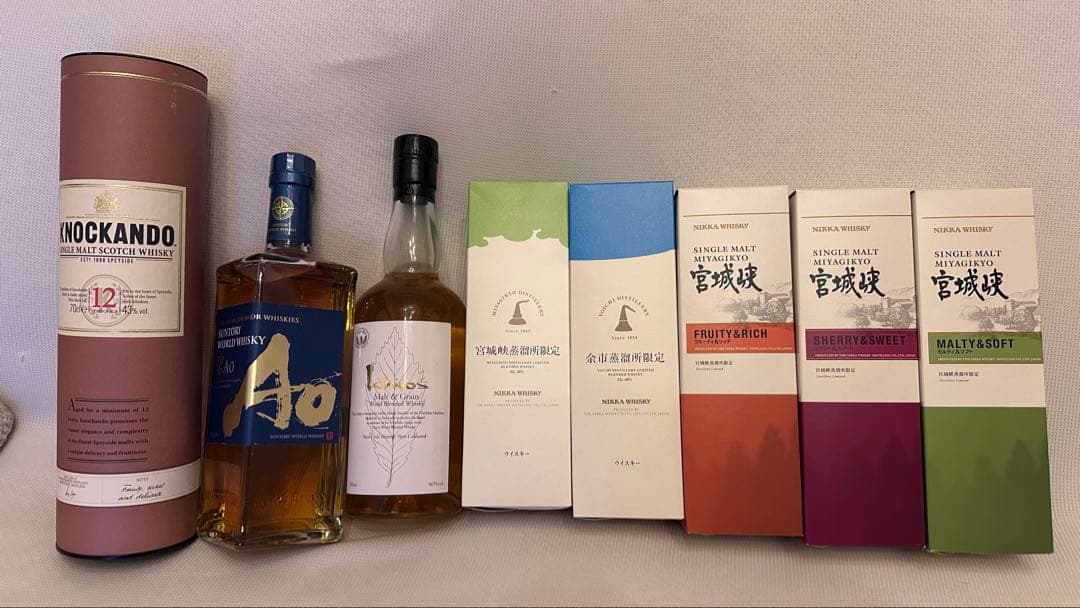 ウイスキーコレクション 8本セット