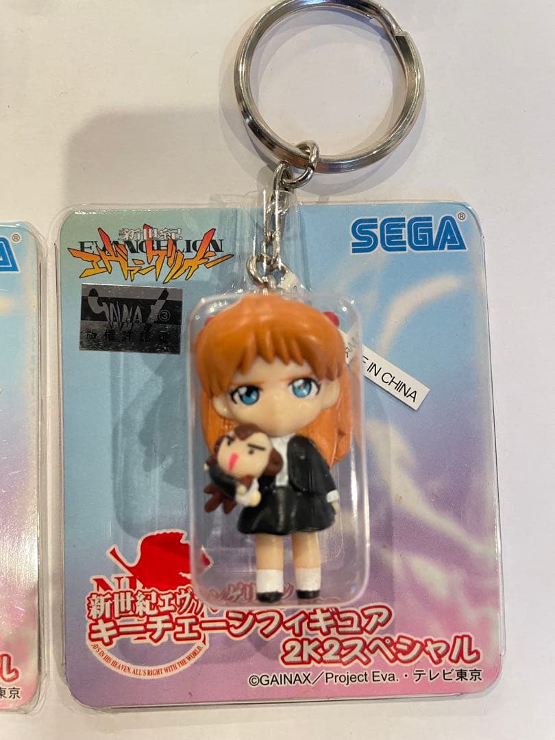 【新世紀エヴァンゲリオン】 キーチェーン フィギュア 2K2スペシャル 全10種