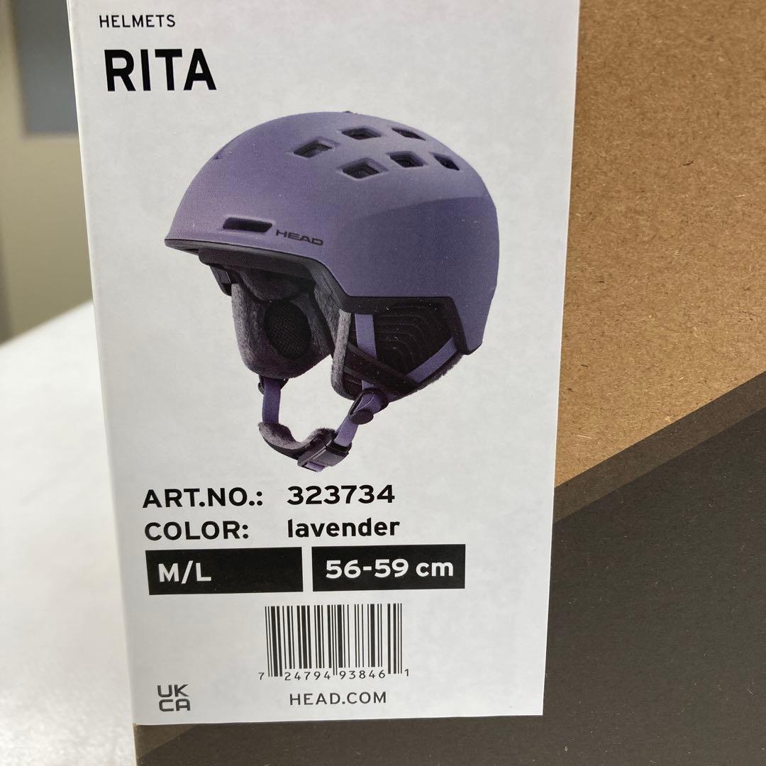 HEAD スノーボードヘルメット M/L ラベンダー　MH-02