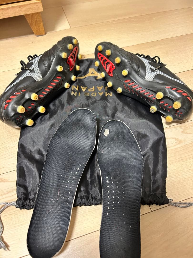 モレリアネオ3 Japan ブラック　シューズケース付き