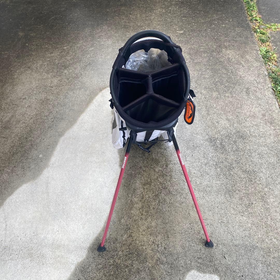 BRIEFING GOLF×SUN MOUNTAIN キャディバッグ ホワイト