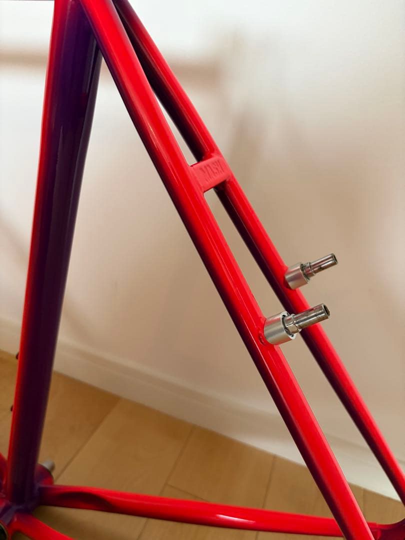 MASH STEEL ネオンフェード XSサイズ フレームセット ヘッド BB付