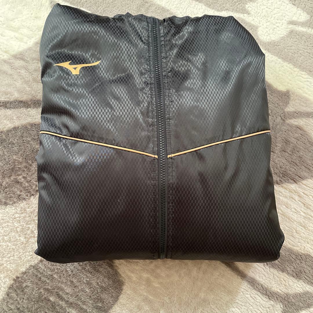 Mizuno ベンチコート ブラック/ゴールド