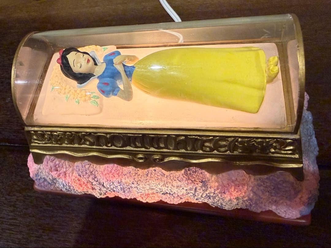 ディズニー 白雪姫 ルームランプ　置物 ライト 希少品