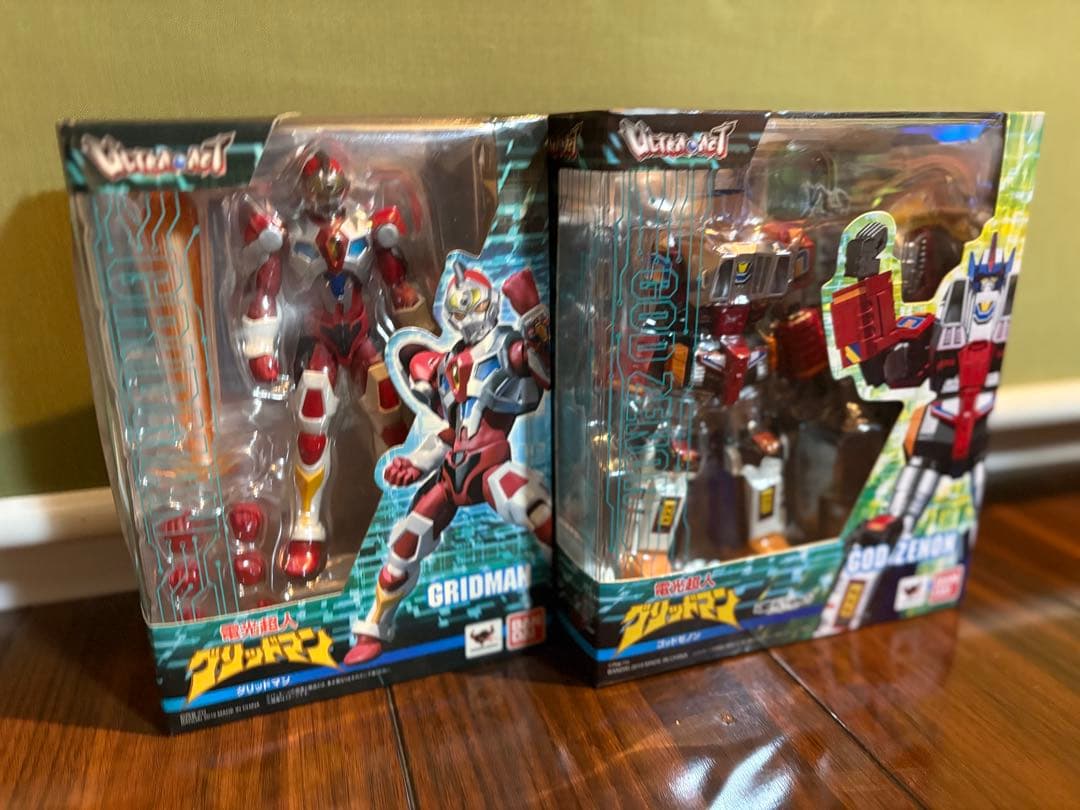 ウルトラアクト グリッドマン ゴッドゼノン セット売りULTRA-ACTオマケ付