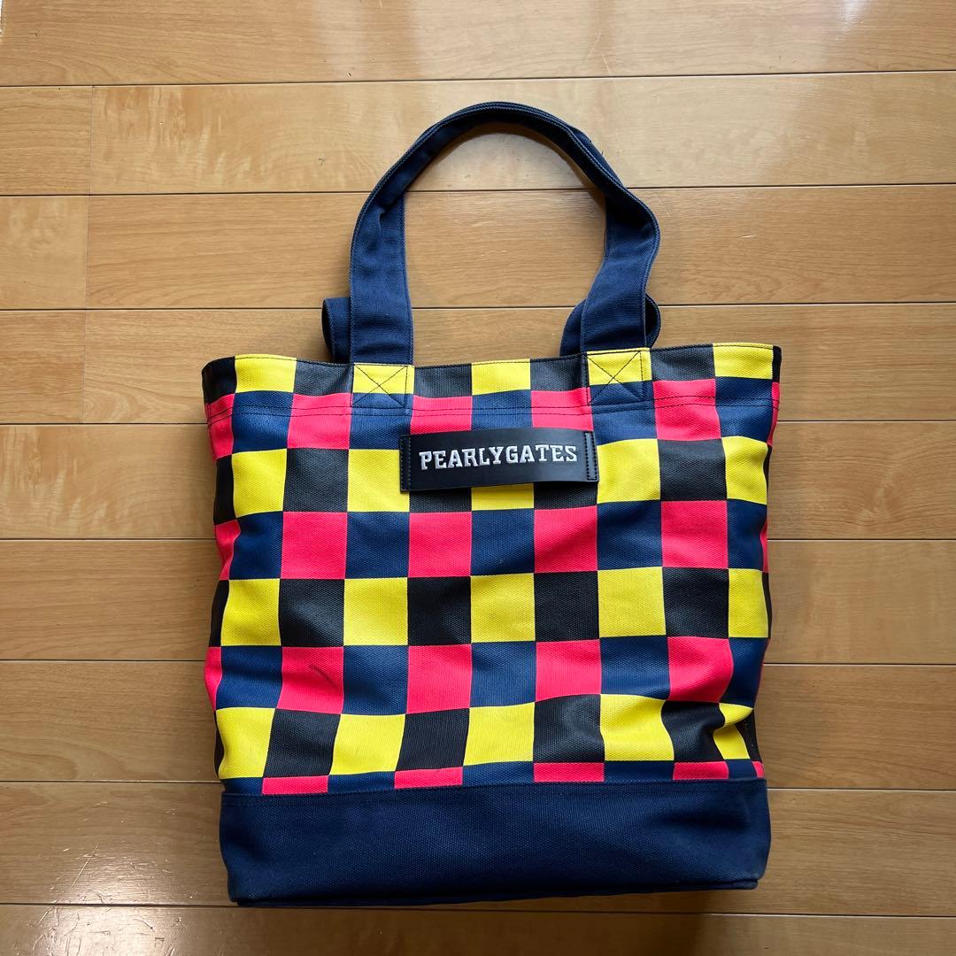 PEARLY GATES チェック柄 ゴルフバッグ
