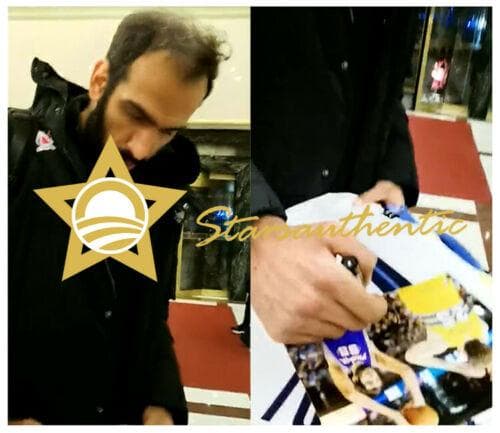 直筆サイン入り写真 ハメッド・ハッダディ メンフィス・グリズリーズ SA鑑定済