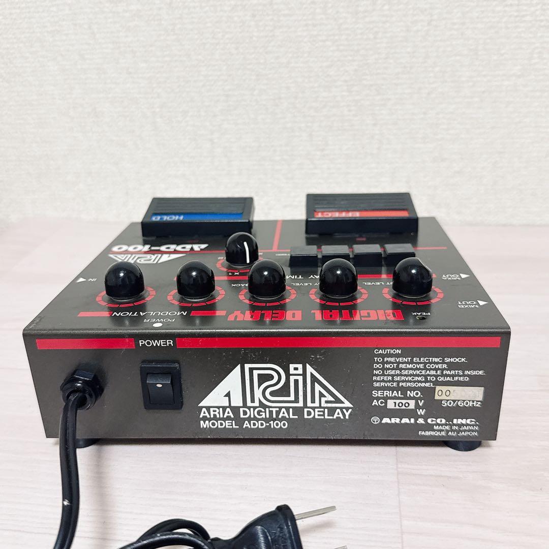 2201【美品】ARIA ADD-100 デジタルディレイ　日本製 エフェクター