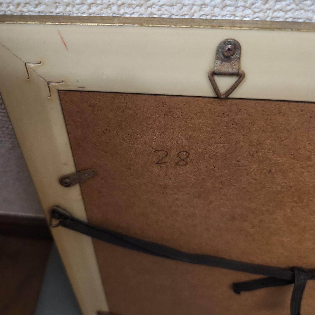 【希少品】OLGA SOLNTSEVA 油彩画 お正月の夜　ミクストメディア