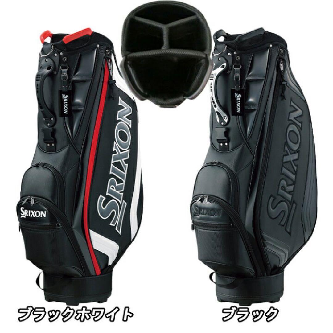 【最安値‼️】スリクソン キャディバッグ GGC-S166 ブラック/ホワイト