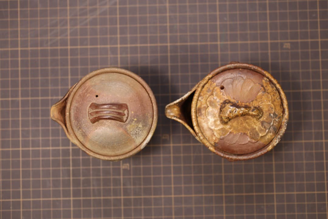 【即購入可】備前焼／宝瓶／２点まとめて／急須／煎茶／茶道／古玩／骨董／古美術