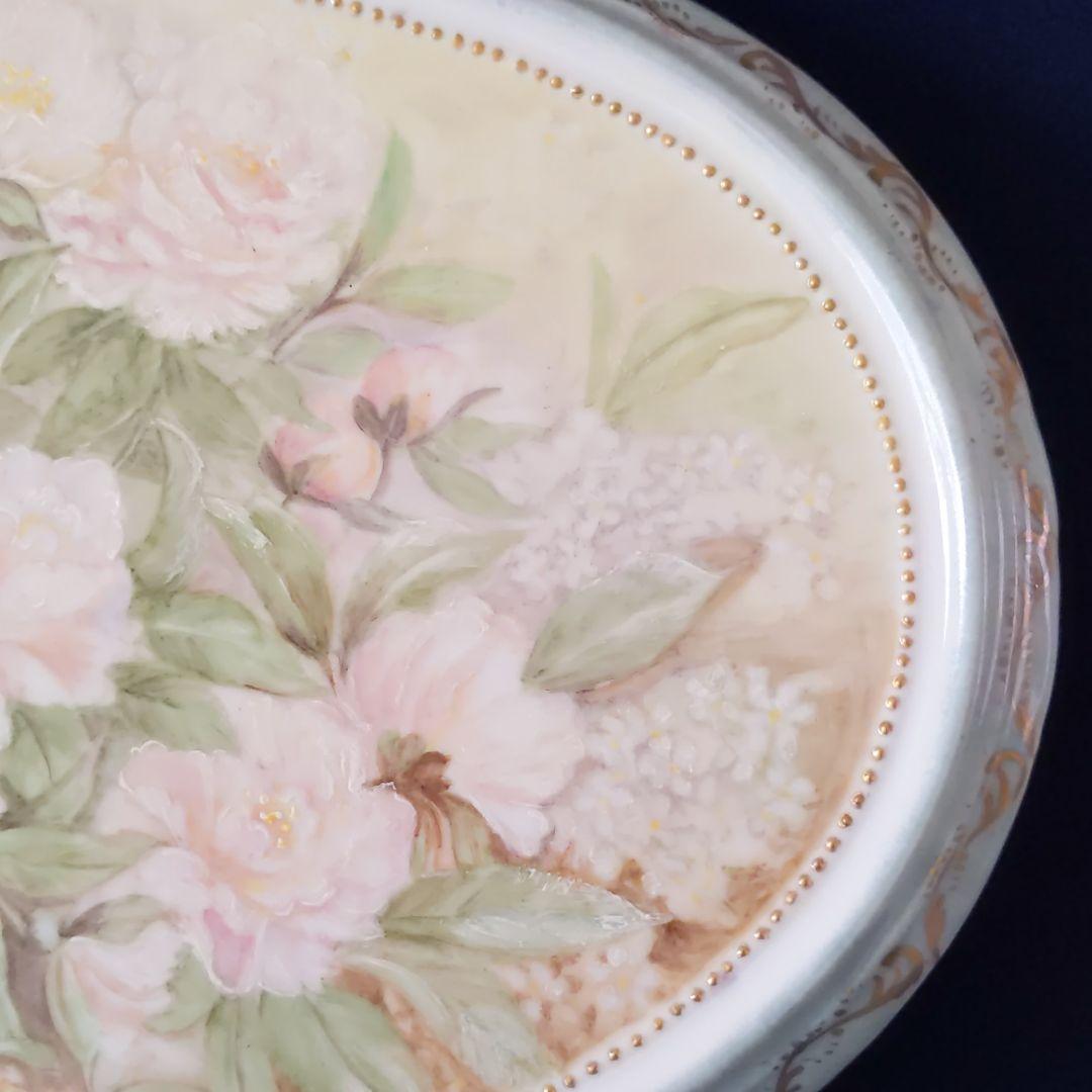 陶板　芍薬の花