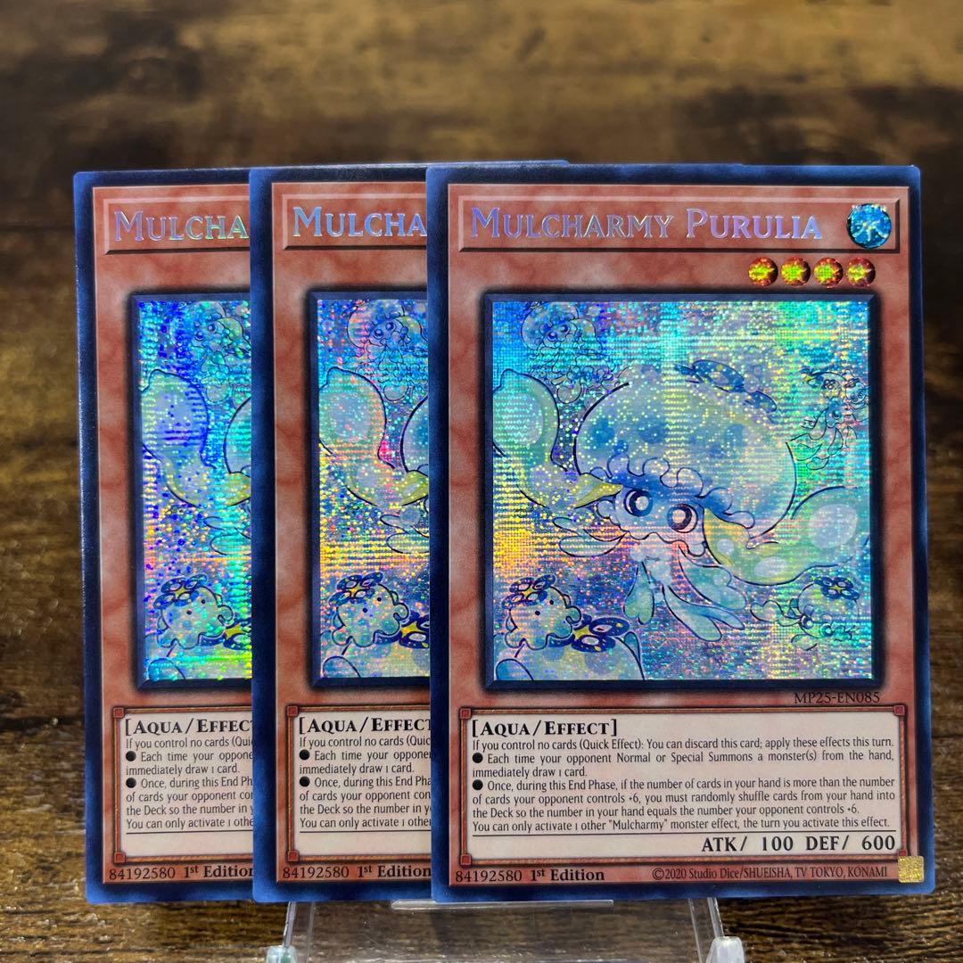 遊戯王【英語版】マルチャミー・プルリア MP25 シク 3枚セット‼️