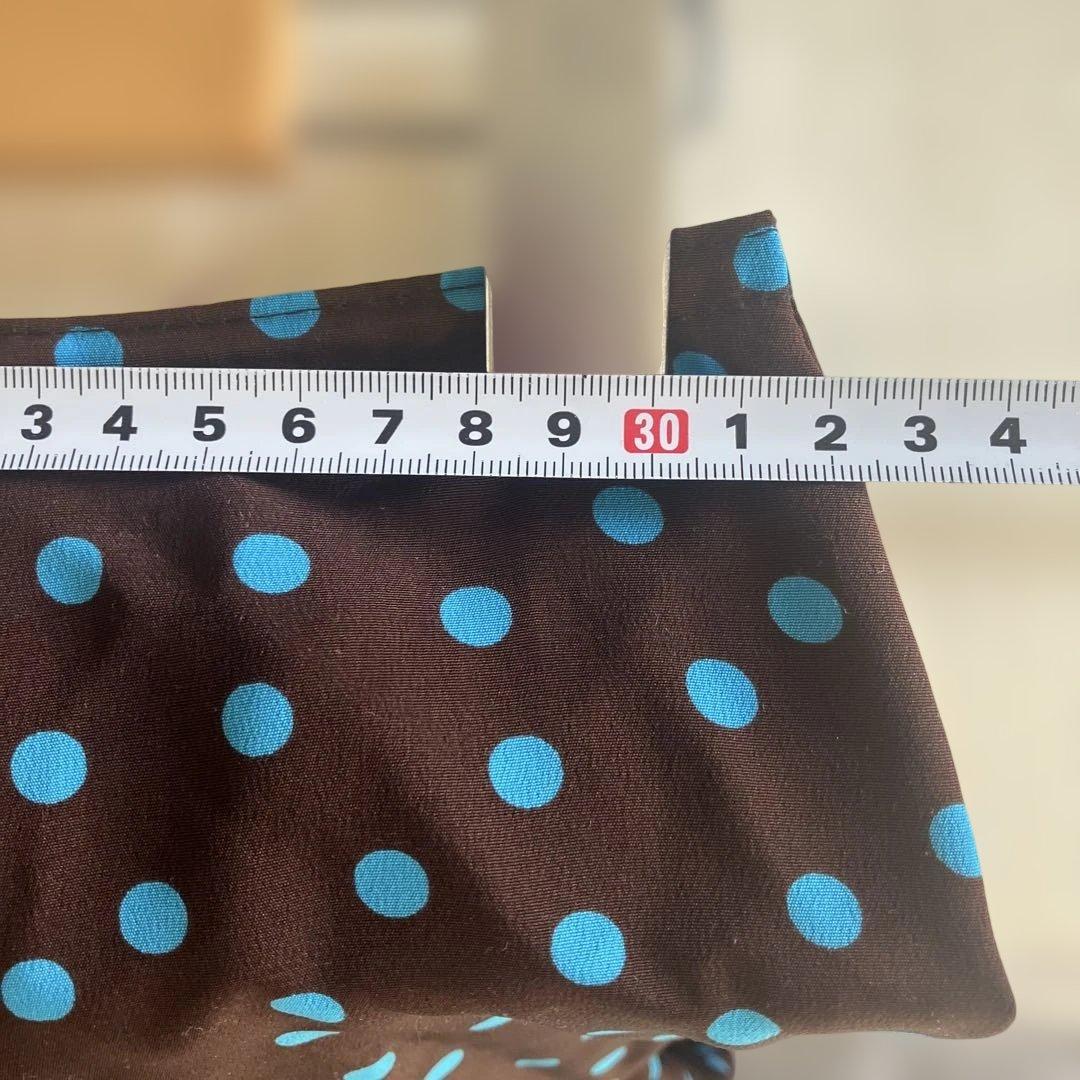 IBERIA.S.A フラメンコ HERMOSA⭐️フリル付き茶色水玉　花柄フレア