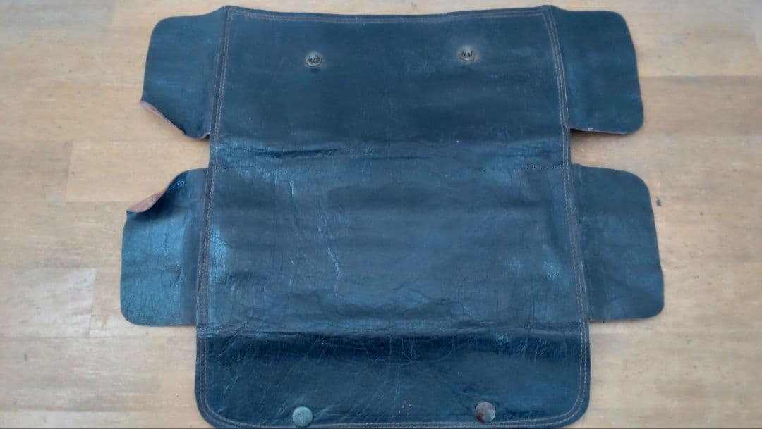 昭和レトロ　当時物　軍用★ヨット鉛筆800HB★　皮のケース付き　未使用