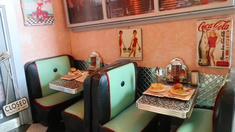 ベティのダイナー 1950s Betty’s DINER ジオラマセット