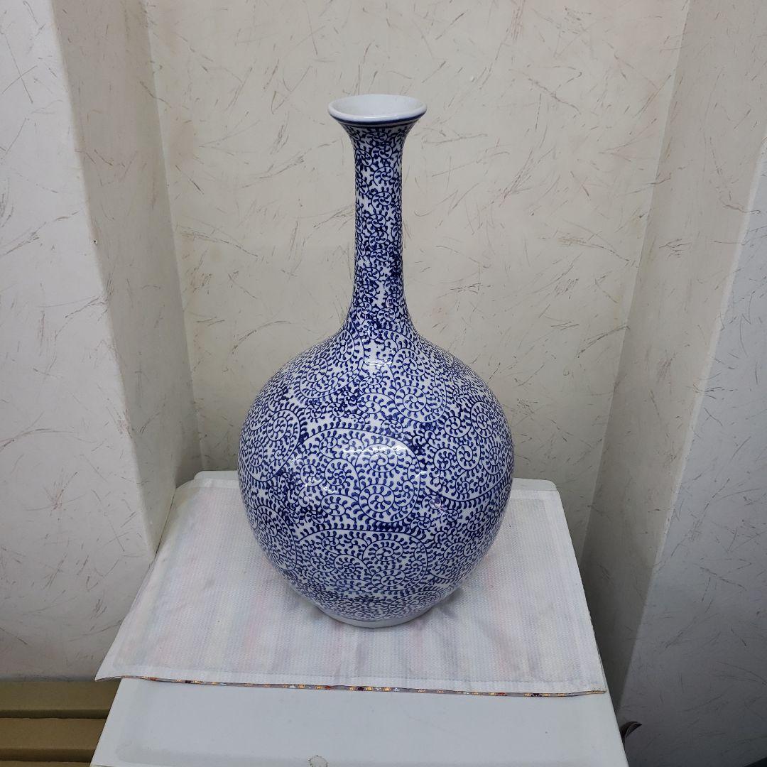 Ｂフライデー蔵出し特価　鶴首陶器花瓶50cm