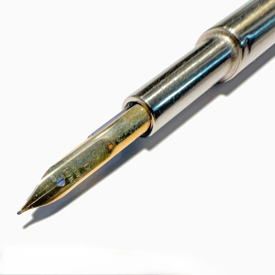 【廃番極稀少】PILOT キャップレス 多面体 未使用 タグ付き 黒 14K M
