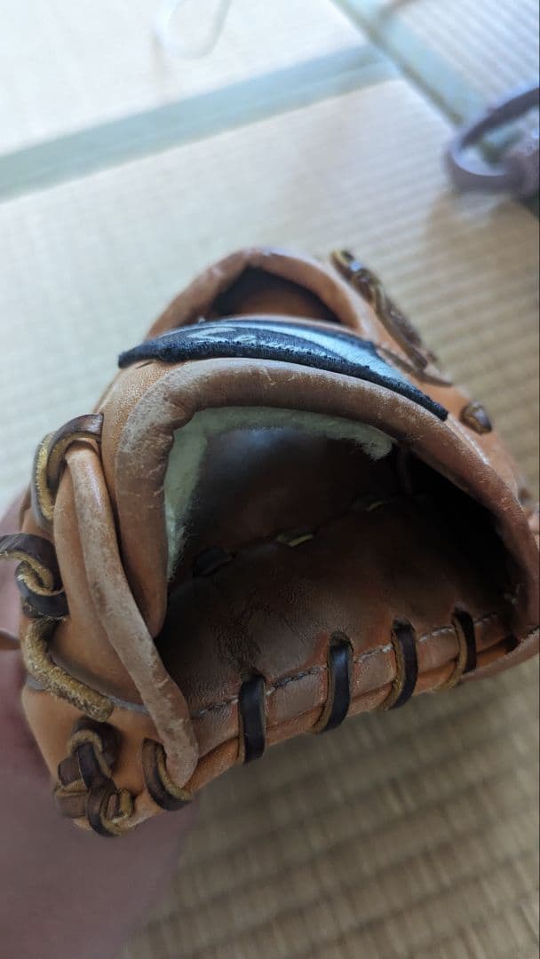 Slugger オレンジ硬式グローブ