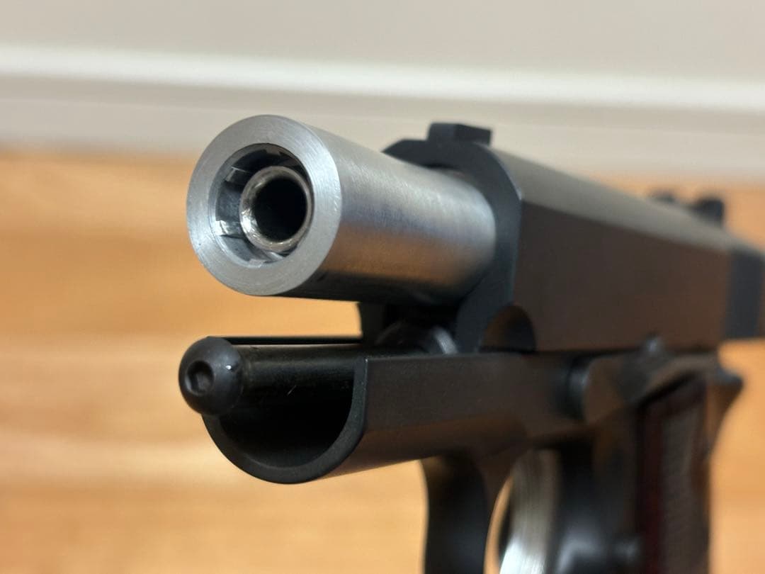 マルイ デトニクス.45 別売木製グリップ 革製ホルスター付属 ASGK刻印有り