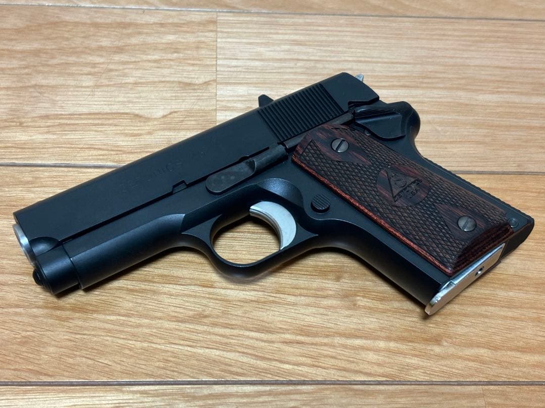 マルイ デトニクス.45 別売木製グリップ 革製ホルスター付属 ASGK刻印有り