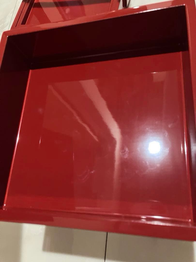 【値下げ】べんぼう沖縄　堆錦漆器重箱 3段