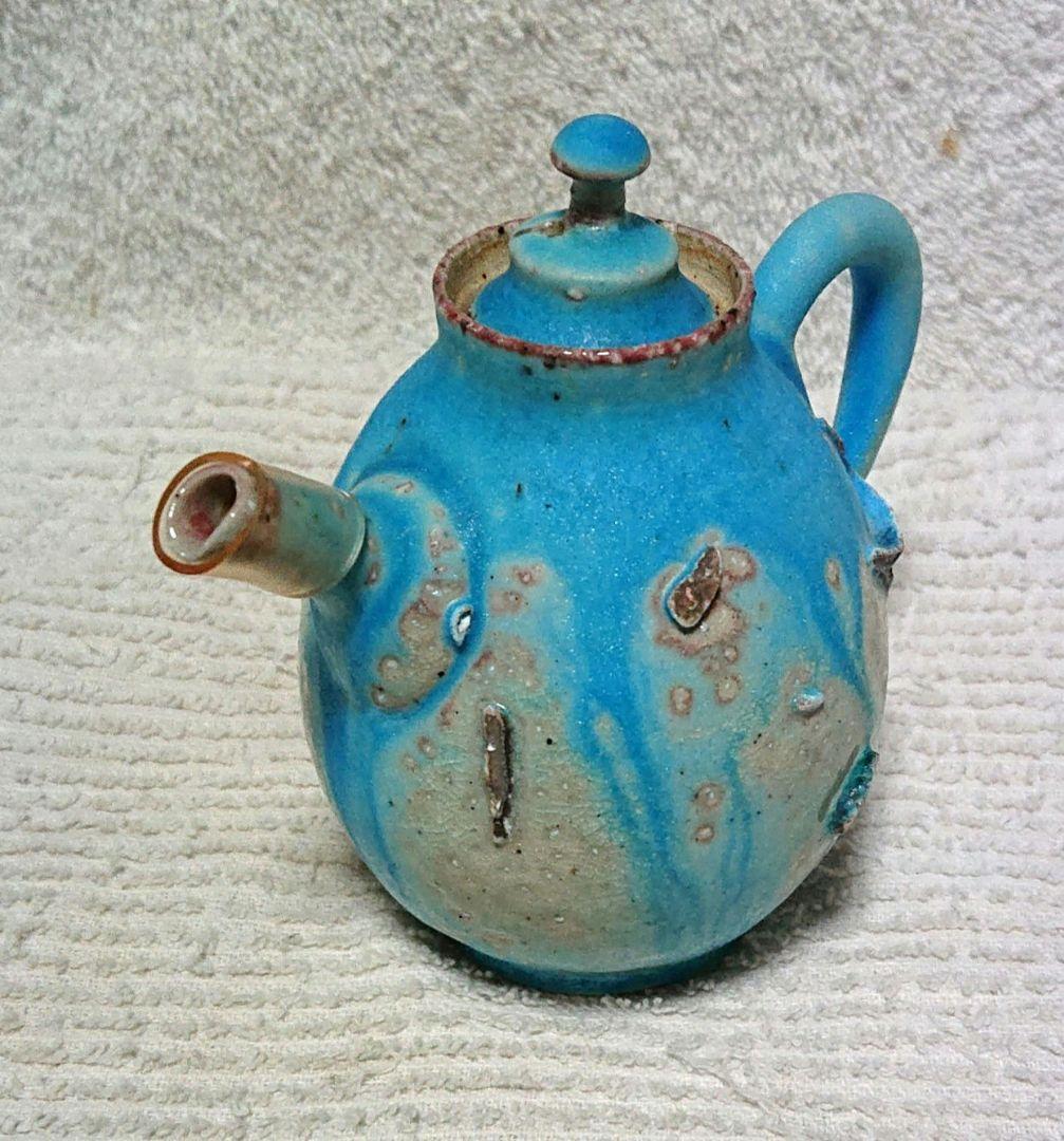 常滑山田想作急須 木箱付きA471