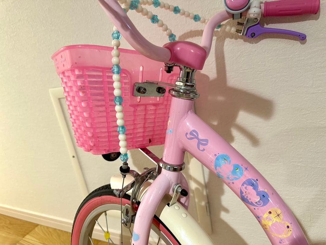 【美品】ディズニープリンセス 幼児用自転車 《18インチ》