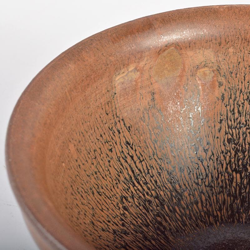 中国　南宋　建窯　兎毫盞　禾目天目茶碗　C　R6465E