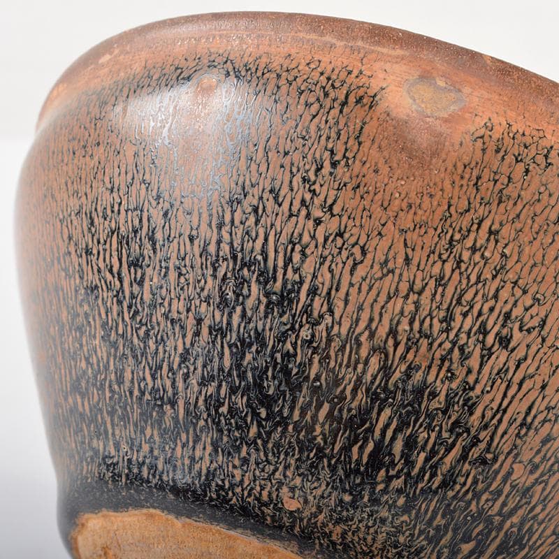 中国　南宋　建窯　兎毫盞　禾目天目茶碗　C　R6465E