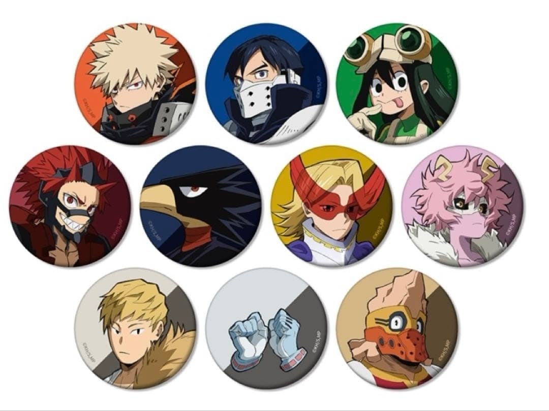 TVアニメ 僕のヒーローアカデミア トレーディングマット缶バッジ　boxセット