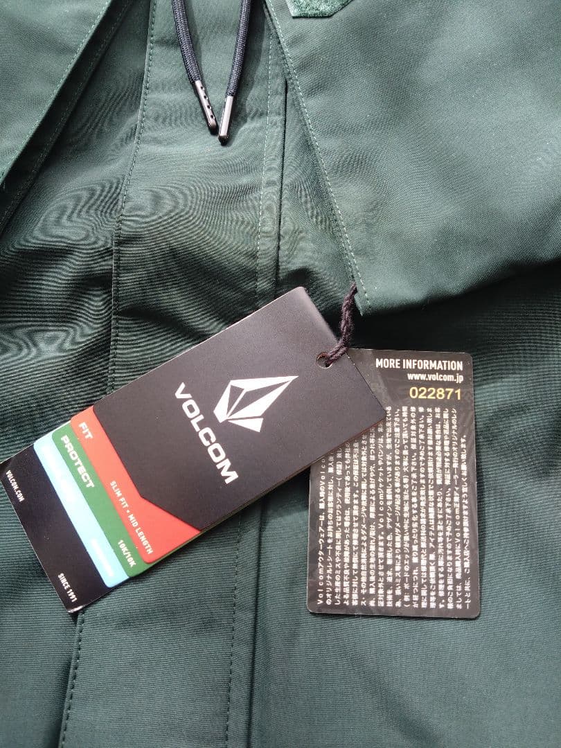 新品未使用 VOLCOM 上下セット JACKET BIB OVERALL