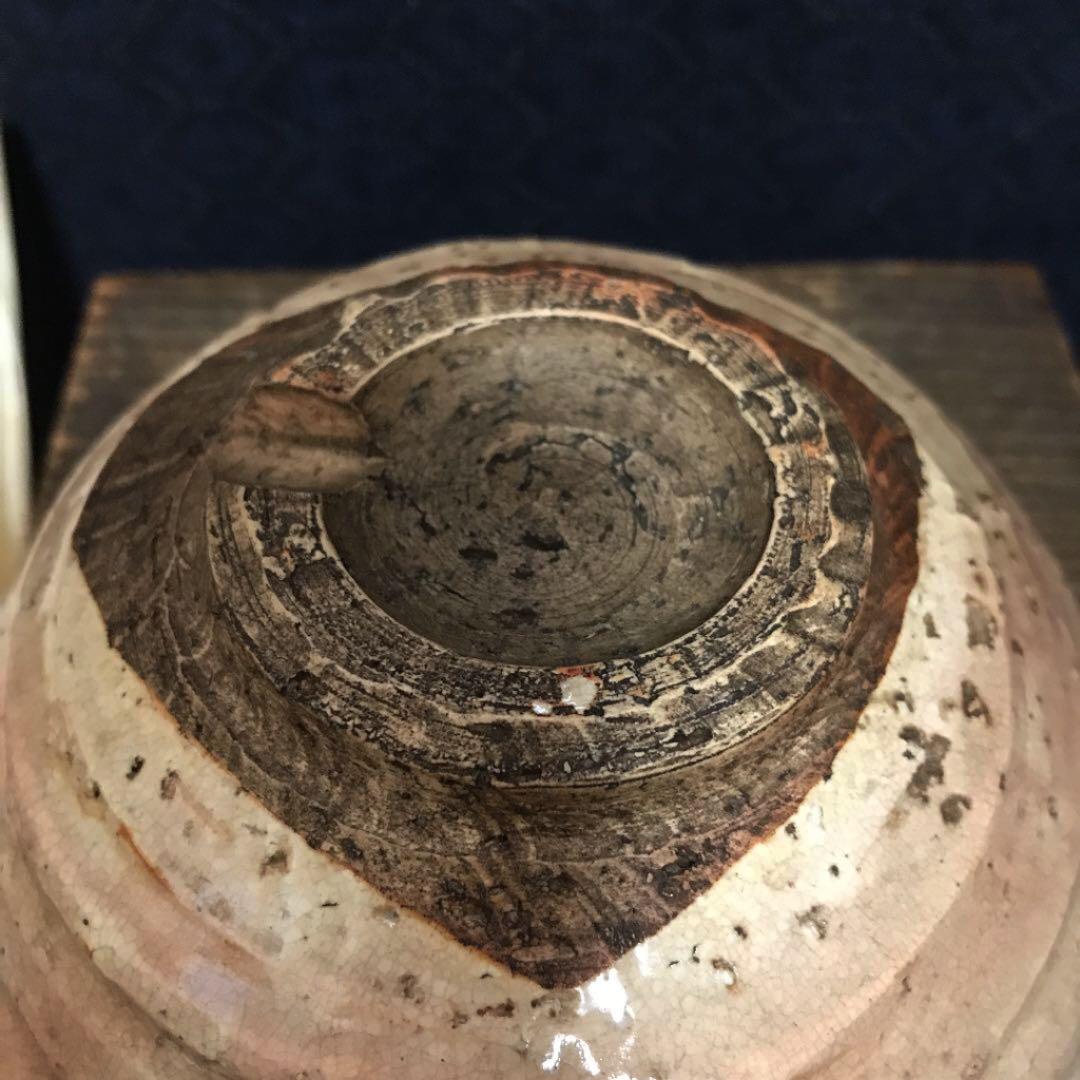 詳細不明　いわくありげな古萩茶碗 所蔵印あり