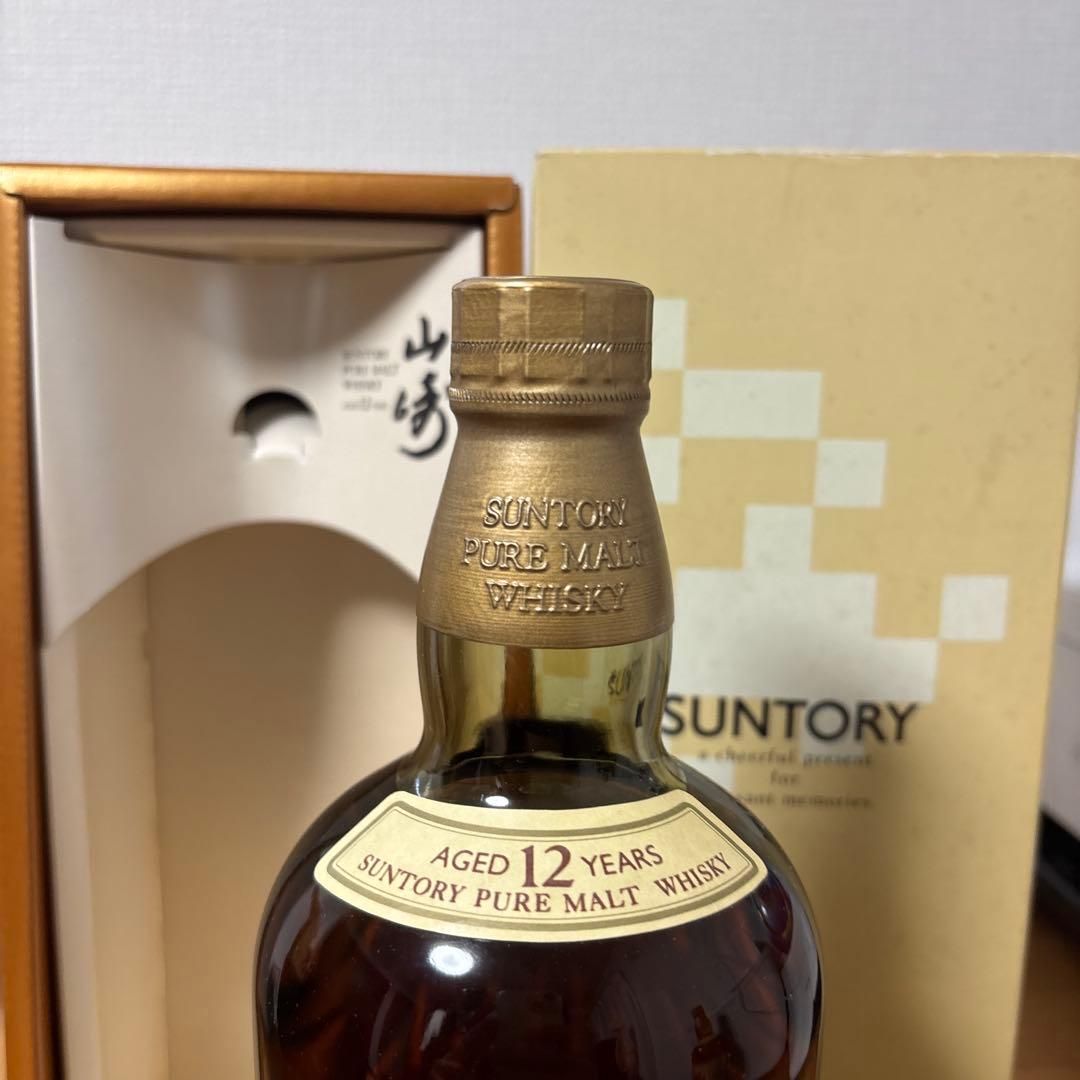 サントリーピュアモルトウイスキー　山崎12年　1000ml 箱付　クイーンサイズ