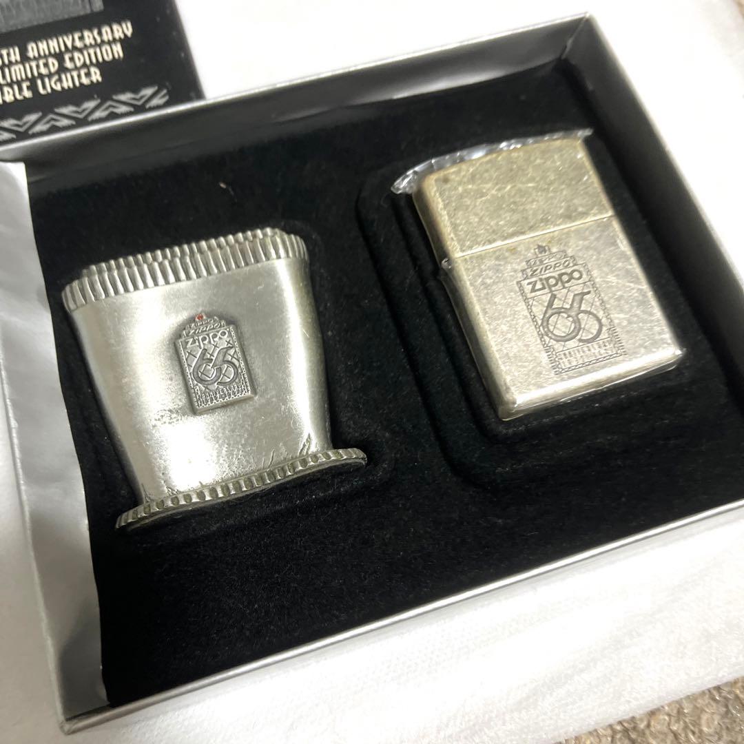 22222→12/31まで‼️【希少】zippo 65周年記念品 テーブルライター